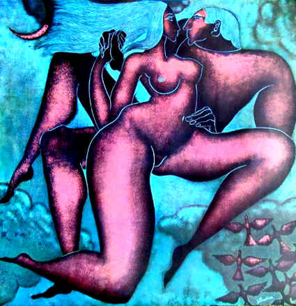 Lovers in the Clouds by Gérard Soff